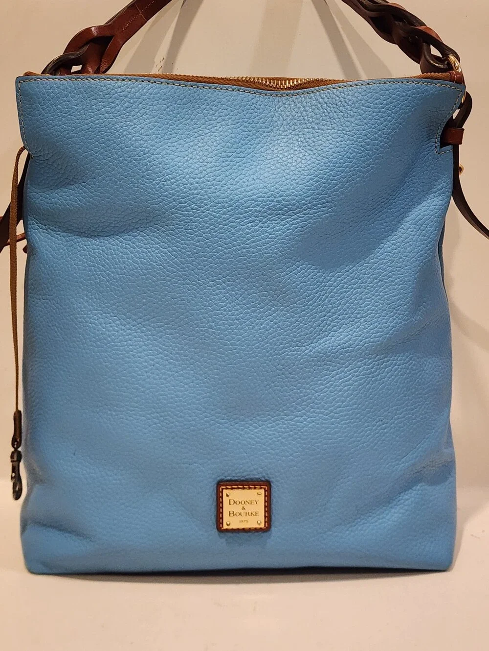 Dooney and Bourke Pebbled Leather Large Shlouder Bag Satchel - Picture 2 of 16